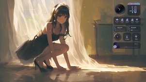 檐下栖雀都悄然静听