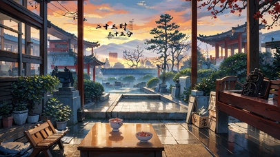 国风夕阳小院