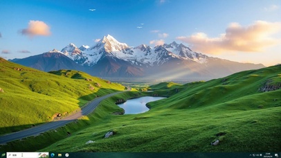 向往的雪山主题