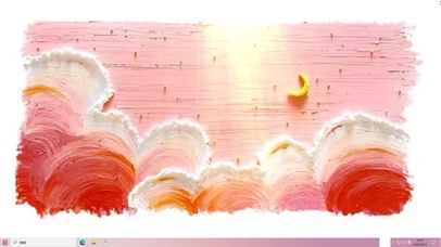 油画海浪  电脑版