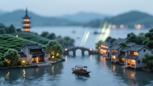 江南水乡古镇
