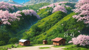 4k护眼青山