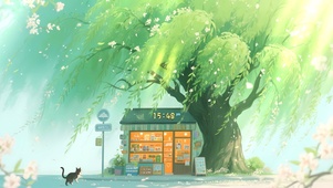 治愈 垂柳