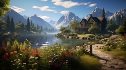 4K 静谧小屋 幽静户外