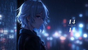 雨天女孩