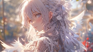 白发少女