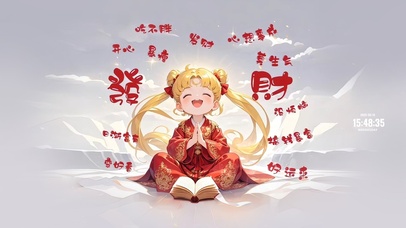 心想事成 祈福美少女