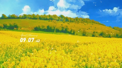 唯美治愈护眼田野