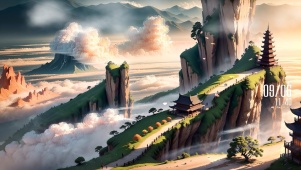 云与海