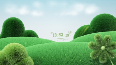 4K治愈毛绒山坡