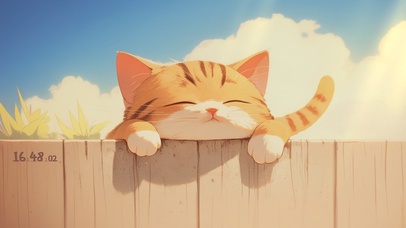 风轻云淡小猫咪