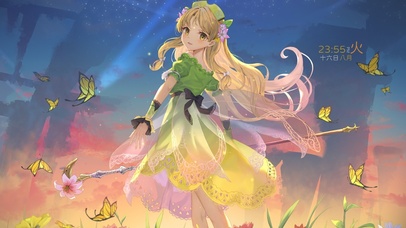 4K唯美花丛炼金术士