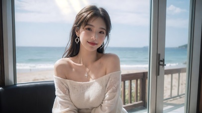 甜美可爱的小美女