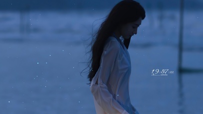 治愈系长发女生