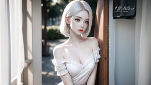 白色短发少女