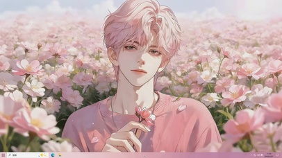 情侣壁纸-风景男孩