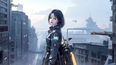 楼顶的美女特种兵