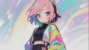 炫彩动感女孩
