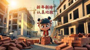 励志小魔童！一边演戏一边搬砖~
