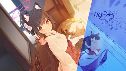 蔚蓝档案-黑见茜香-随时间变化