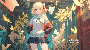 清纯金发少女