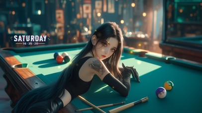 她的嘴鲜红如樱桃