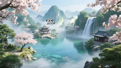 瑶池仙境樱花岛