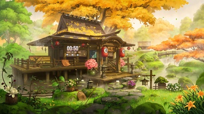 4K唯美治愈日系森林木屋酒馆