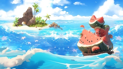 治愈夏日动漫海洋