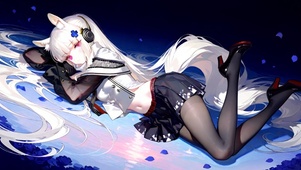 趴着的黑丝jk少女-白金