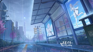 雨天车站