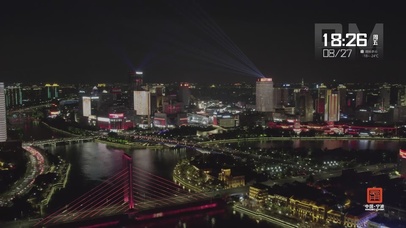 宁波建党100周年主题灯光