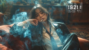 西装女