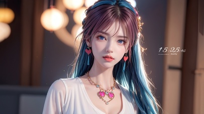 4K纯欲长发女生