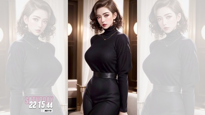 4K短发性感Ai御姐美女