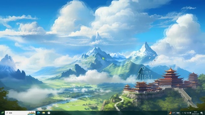 护眼主题--云雾缥缈的古寺