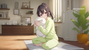 房间兔兔女孩