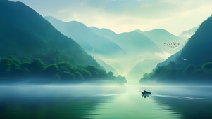 江山云雾绕