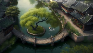 唯美园林风光