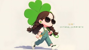 四叶草幸运女孩