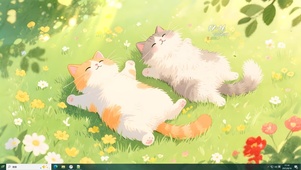  一路生花 治愈猫咪