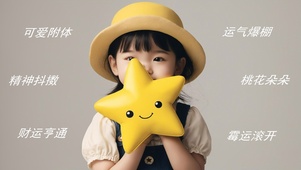 可爱的祝福