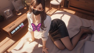 容颜如同仙女下凡，纤尘不染
