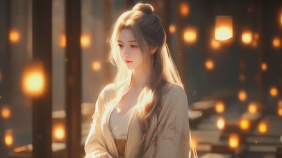 唯美清纯古风美女