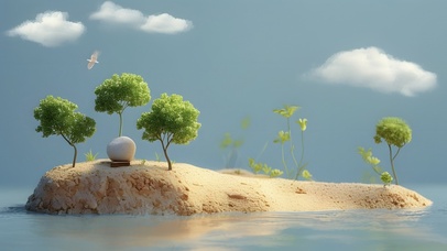 简约小清新创意设计护眼壁纸05