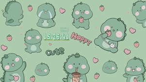 可爱的恐龙宝宝