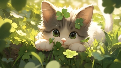 四叶草小猫