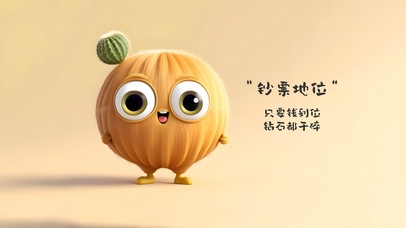 小刺梨IP形象小清新护眼打工人