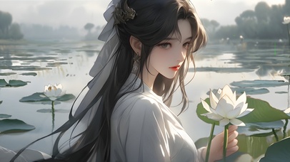 荷塘美少女