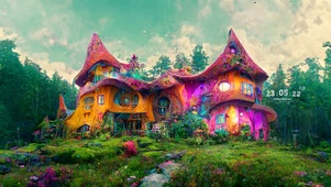 治愈护眼雨天森林小屋